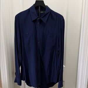 Ralph Lauren Deep Blue Button-Down Tunic